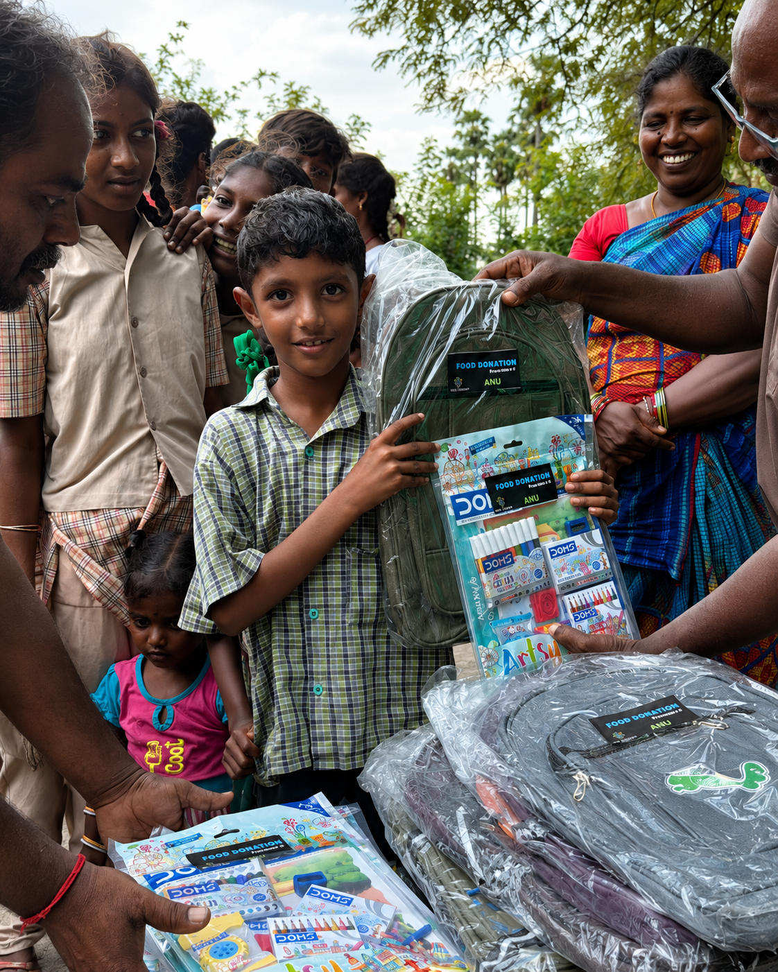 Provide School Bags for Children | Donate ₹650
