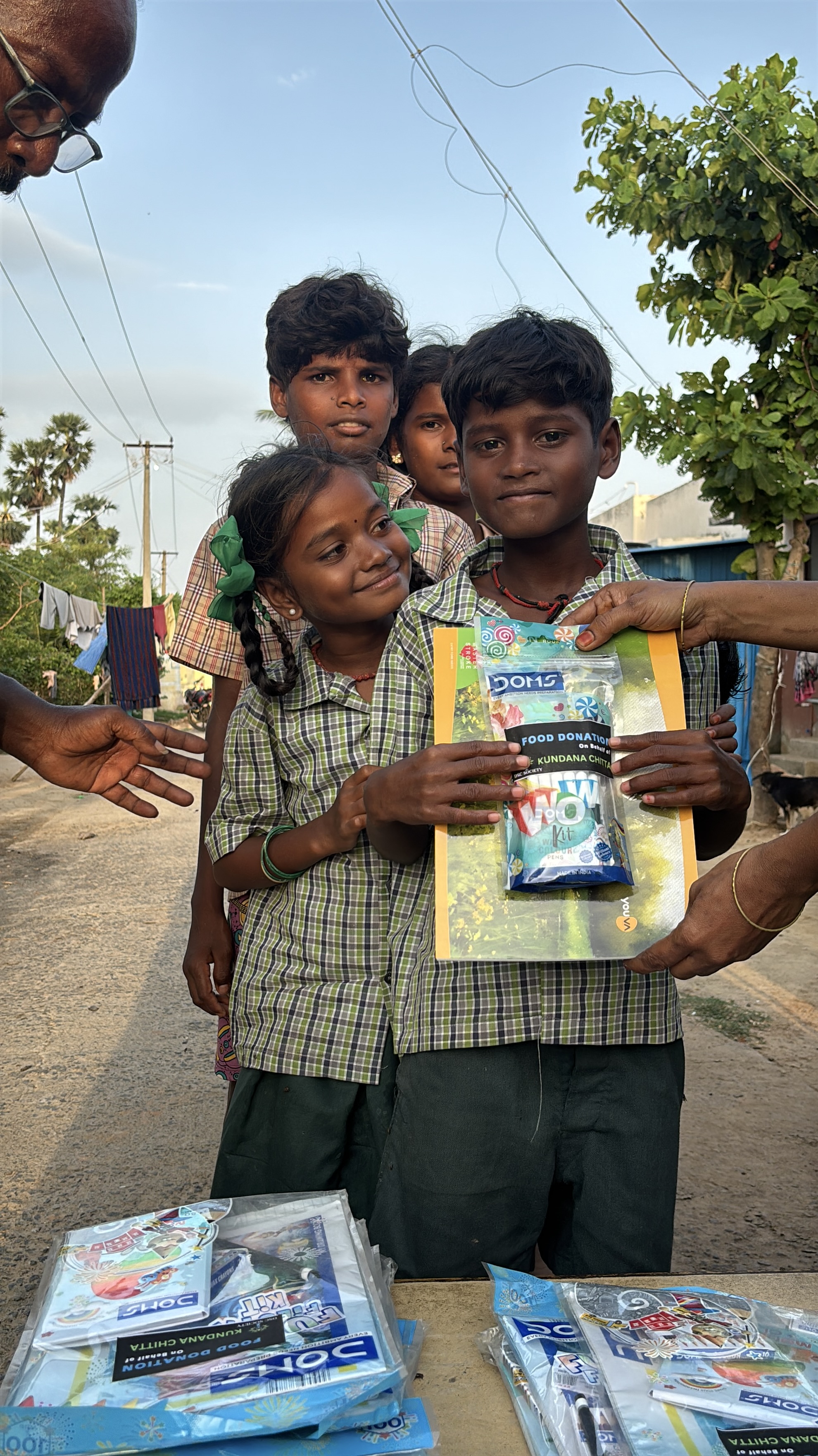 Free stationery kit donation in chennai