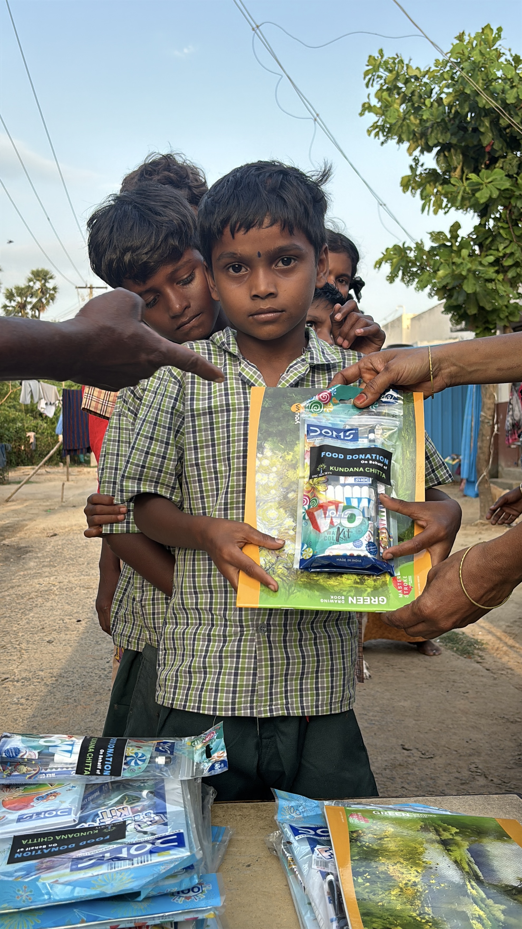 Free stationery kit donation in chennai