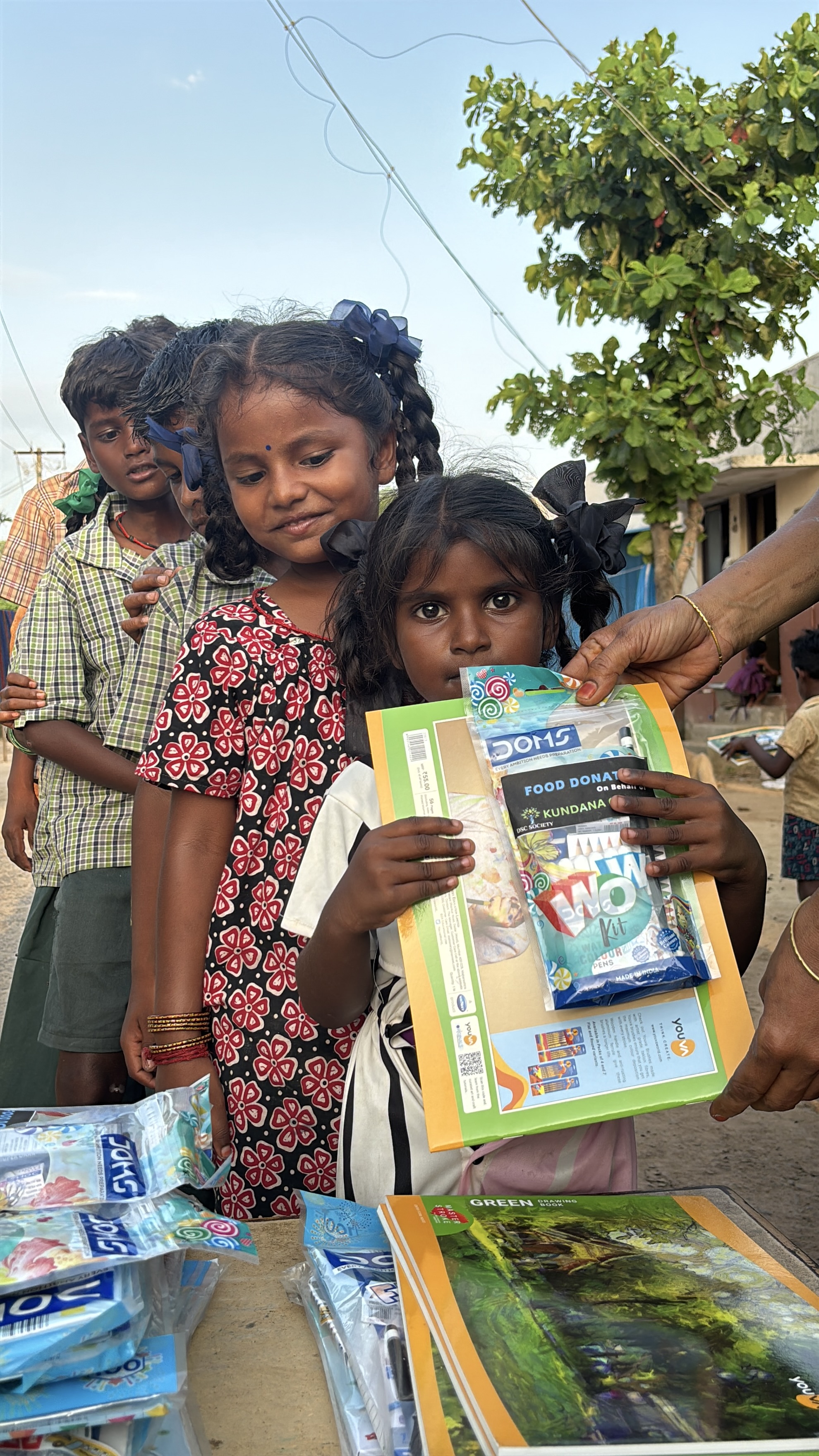 Donate Education Kits for Needy Children from Hyderabad