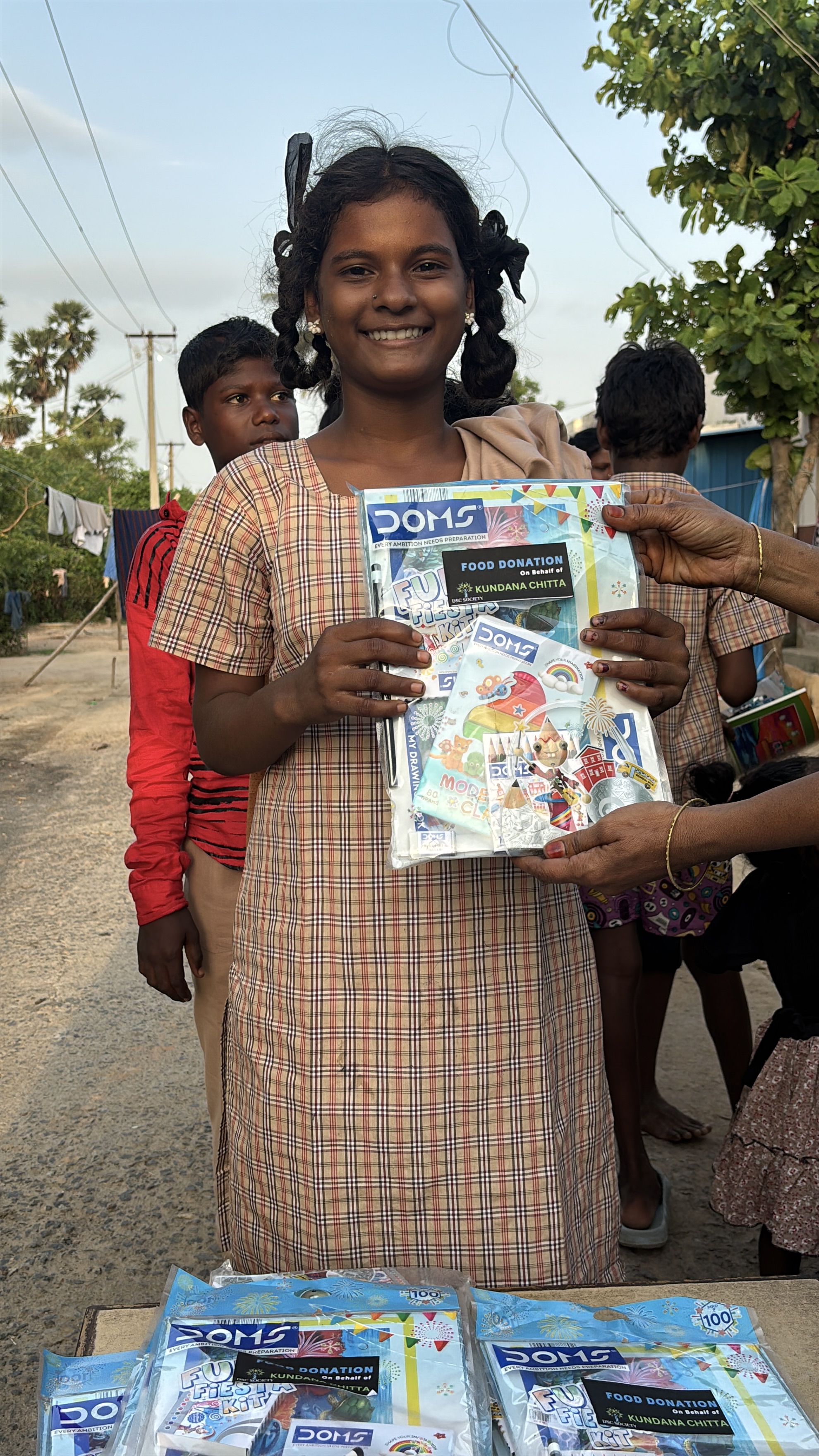 Free stationery kit donation in chennai